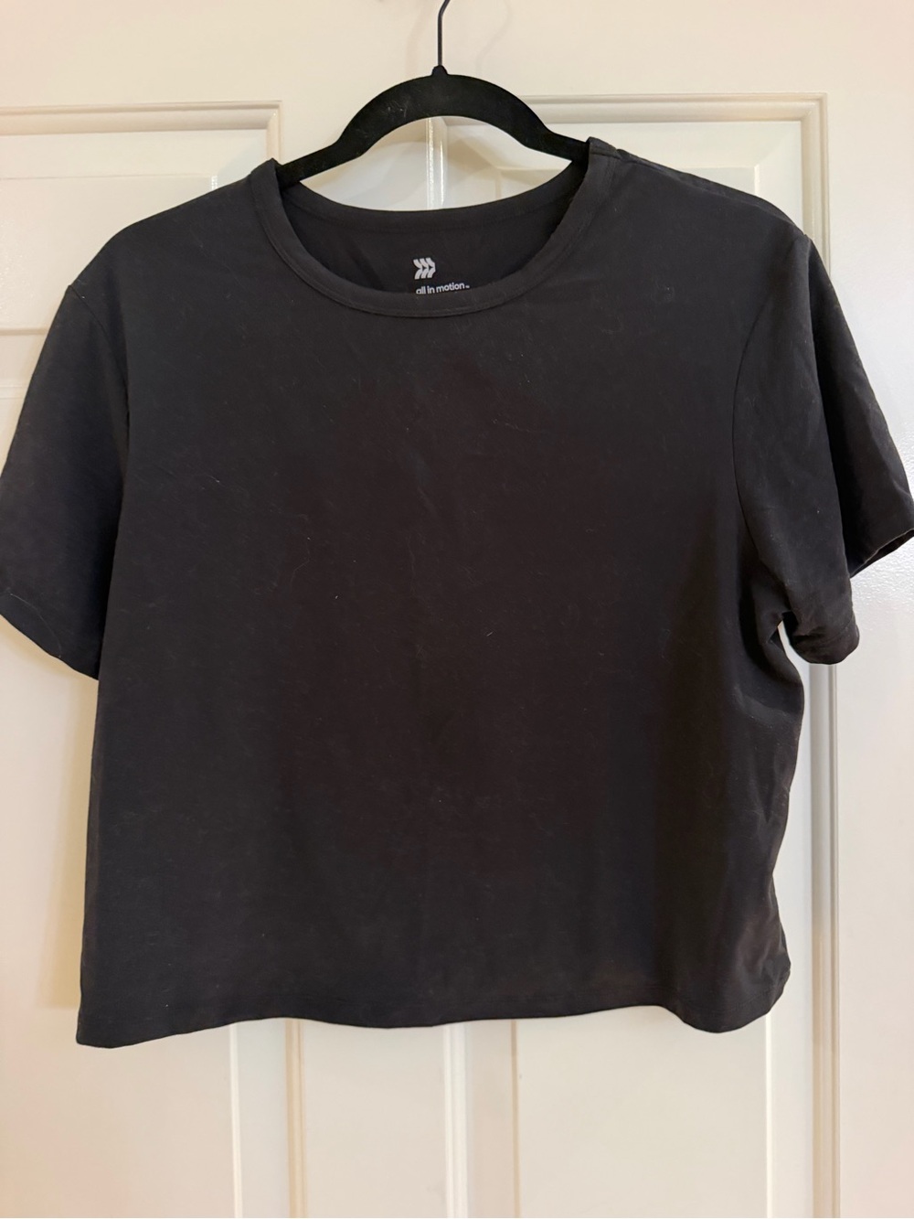 All In Motion Cropped Crewneck Tee